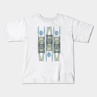 J.F.K Dallas Schematic Kids T-Shirt